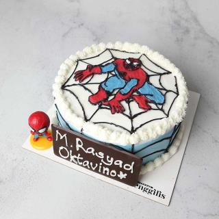 Kue Tart Spiderman